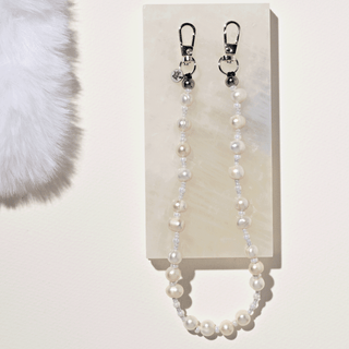Pearl Situation Wristlet Phone Chain
