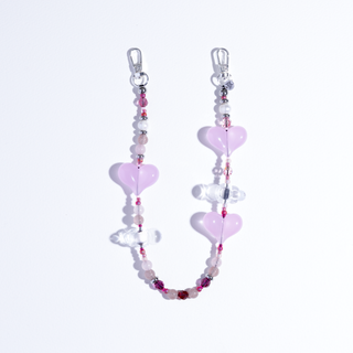Strawberry Moon Wristlet Phone Chain