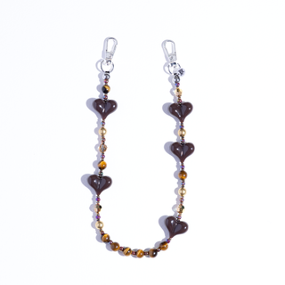Chérie Cacao Wristlet Phone Chain