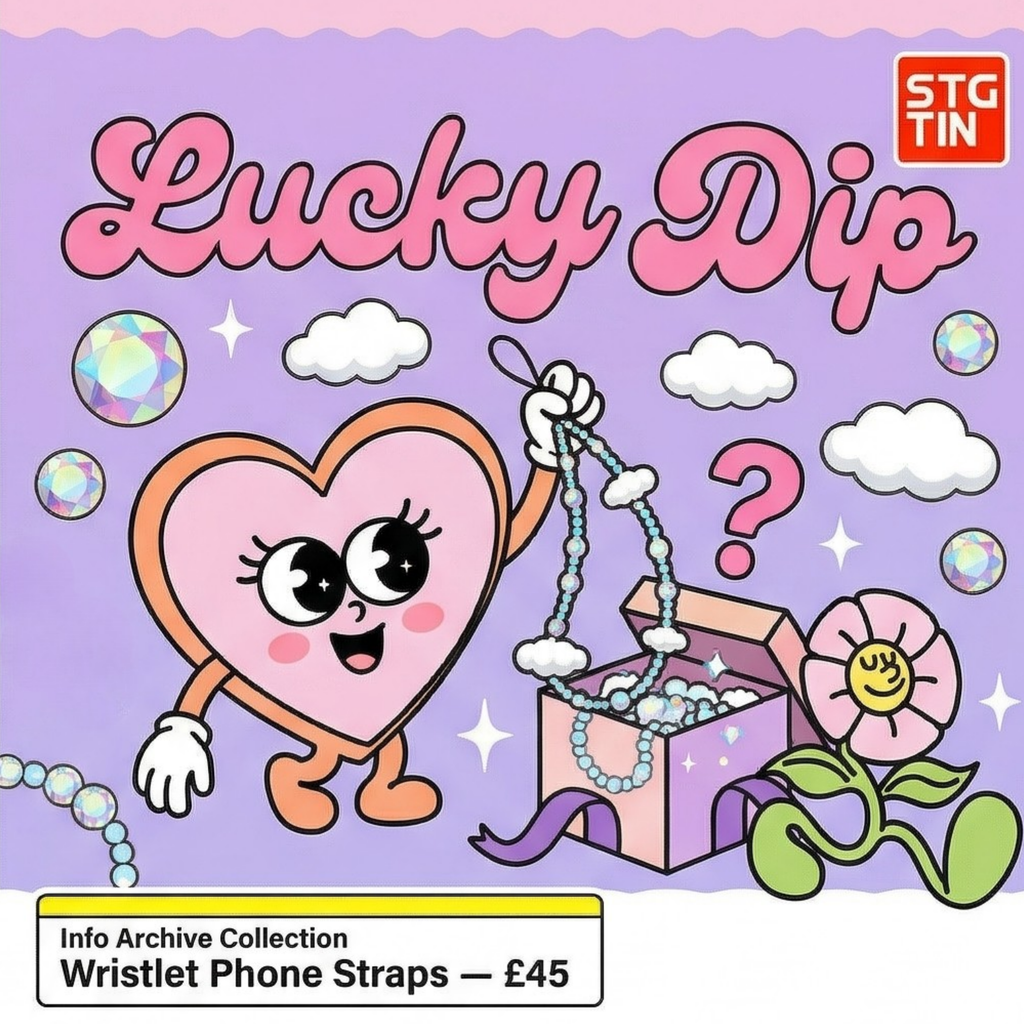 Archive Lucky Dip Wristlet Phone Strap | String Ting® Official – String ...