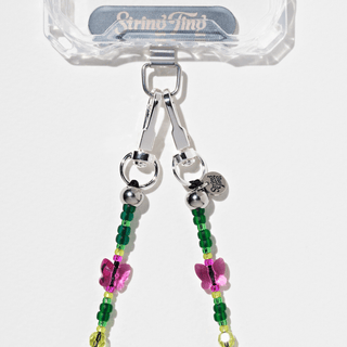 Butterfly Jungle Wristlet Phone Chain