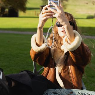 The Drip Ting Crystal Wristlet Phone Strap