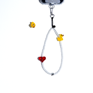 Lil Punk Ducky Wristlet Phone Strap
