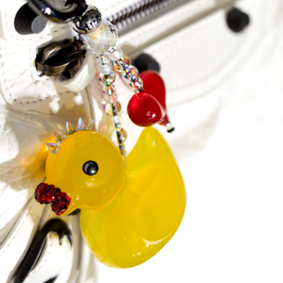 Punk Ducky Shorty Bag Charm