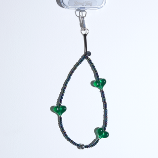 Heart Beat™ Jet Set Kelly  Wristlet Phone Strap