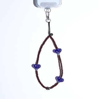Heart Beat™ Cocoa Violet Wristlet Phone Strap