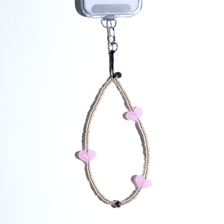 Heart Beat™ Blush Gold Wristlet Phone Strap