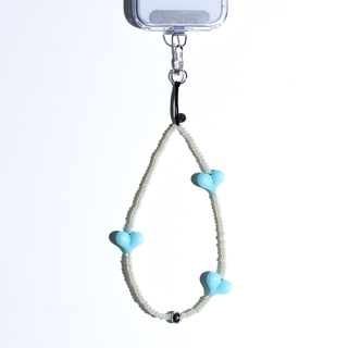 Heart Beat™ Porcelain Coast Wristlet Phone Strap