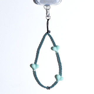 Heart Beat™ Aqua Verde Wristlet Phone Strap