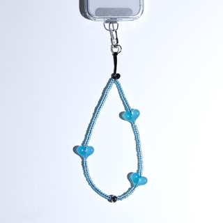 Heart Beat™ Aqua Voltage Wristlet Phone Strap