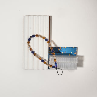 Late Check-Out Energy Crystal Wristlet Phone Strap