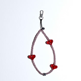 Heart 12 Wristlet Phone Strap - Clip
