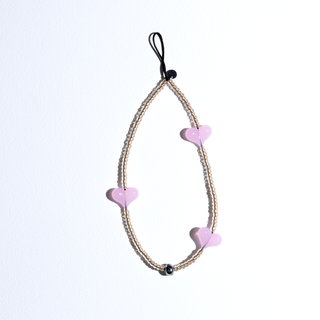 Heart Beat™ Blush Gold Wristlet Phone Strap