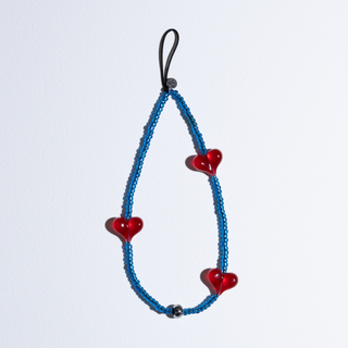 Heart Beat™ Cobalt Kiss Wristlet Phone Strap