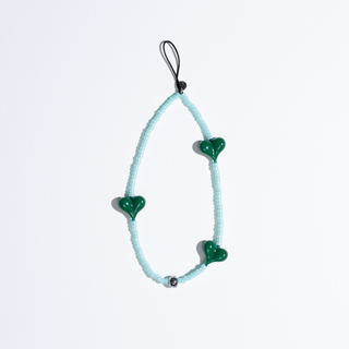 Heart Beat™ Opal Mint Wristlet Phone Strap