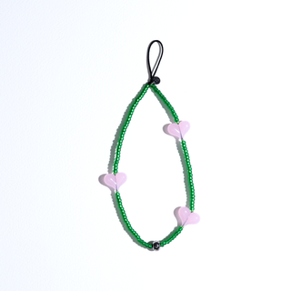 Heart Beat™ in Pistachio Rose Wristlet Phone Strap