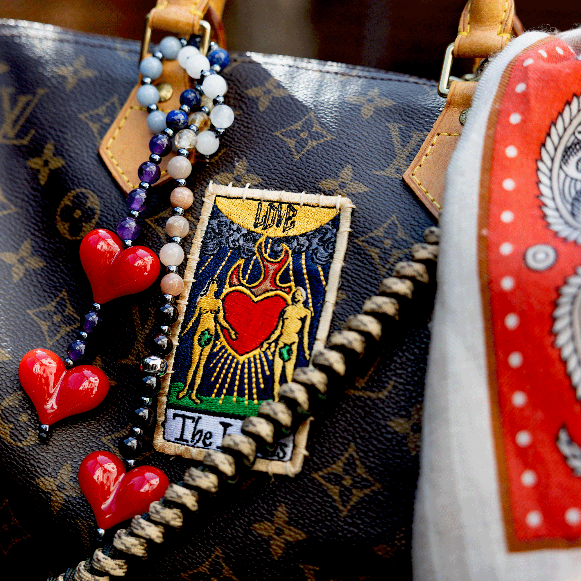 Heartline Bag Charm