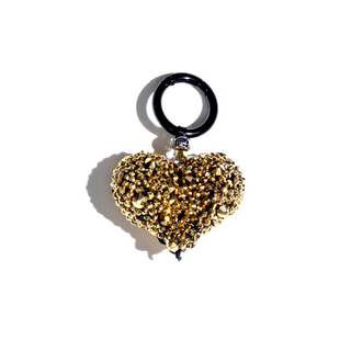 Heart of Gold Bag Charm