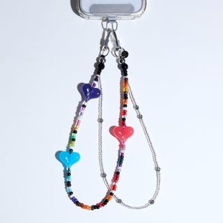 Heart Sync Wristlet Phone Chain