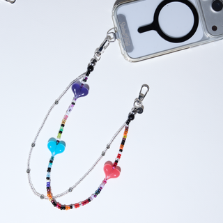 Heart Sync Wristlet Phone Chain