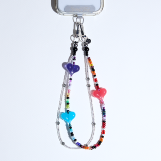 Heart Sync Wristlet Phone Chain
