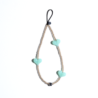 Heart Beat™ Minted Wristlet Phone Strap