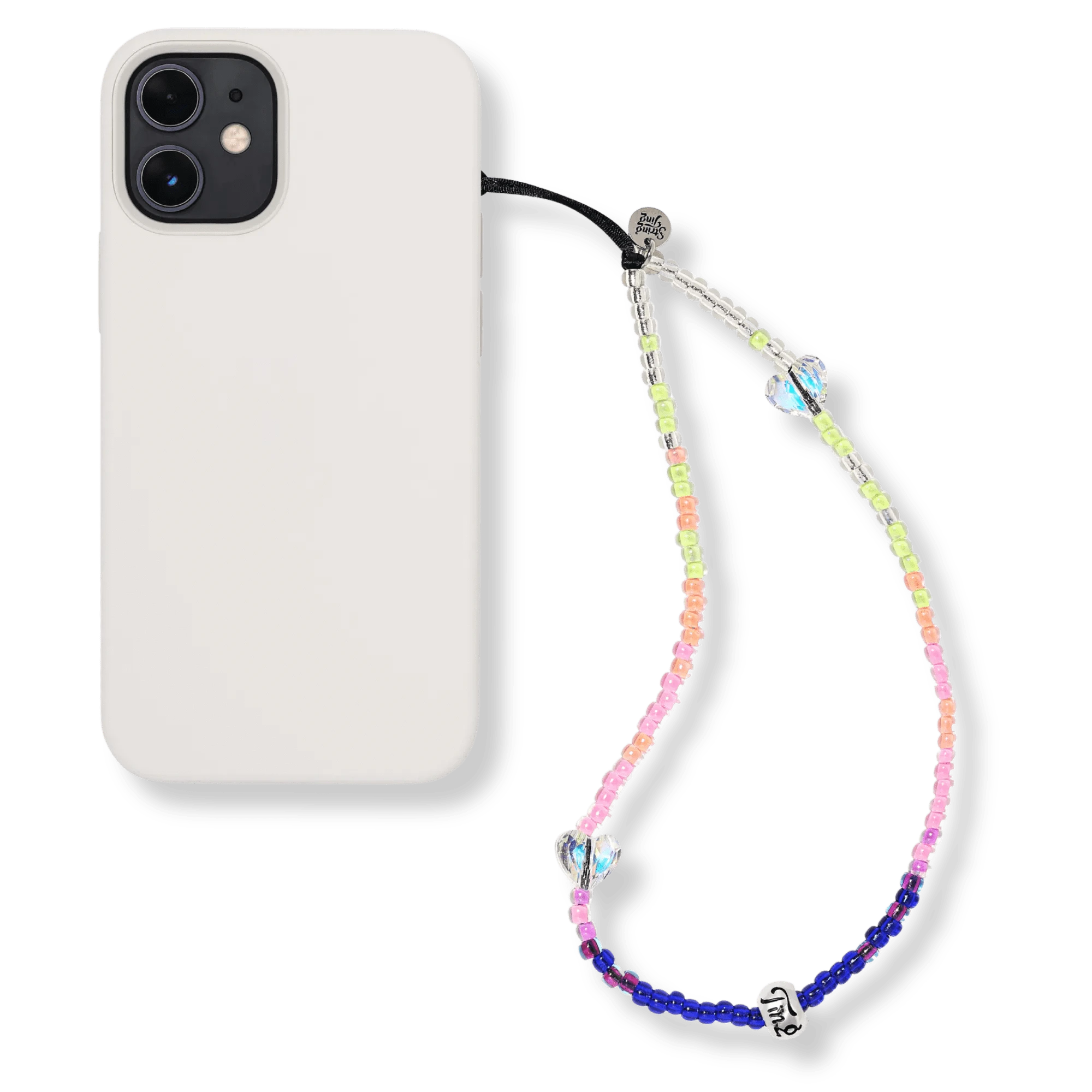 Heart-stream Wristlet Phone Strap