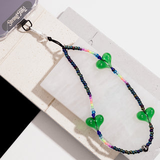 Midnight Cyber Fairy Wristlet Phone Strap