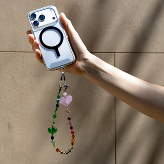 The Mismatch Hearts Club Wristlet Phone Chain