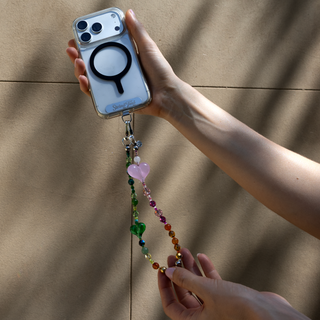 The Mismatch Hearts Club Wristlet Phone Chain
