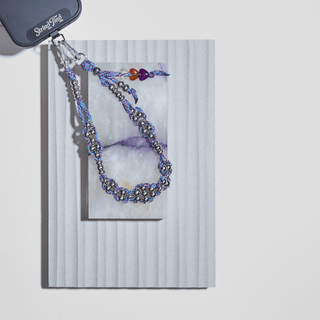 The Interlace – Amethyst Current Wristlet Phone Chain