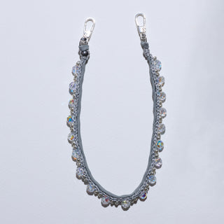 High Thread Count in Silver Wristlet Phone Chain