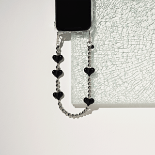 Steel My Midnight Wristlet Chain Phone Strap