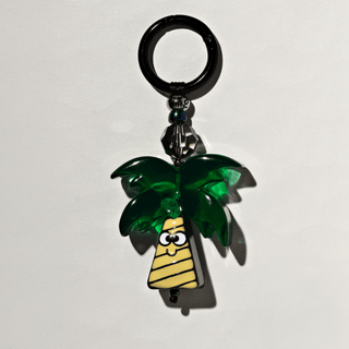 Sunset Palm Drop Bag Charm