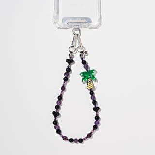 Sunset Palm Wristlet Phone Strap