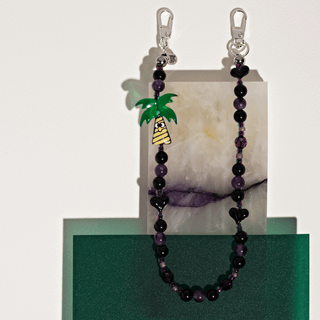 Sunset Palm Wristlet Phone Strap