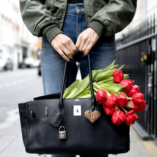 Heart of Gold Bag Charm - Short Drop - String Ting London
