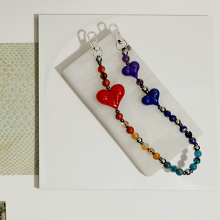 Heart - to - Heart Wristlet Phone Chain - String Ting London