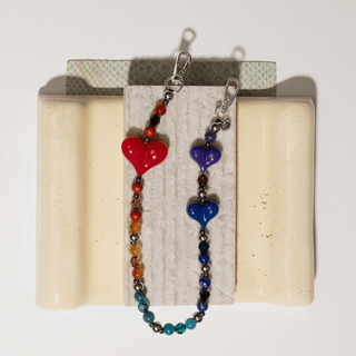 Heart - to - Heart Wristlet Phone Chain - String Ting London