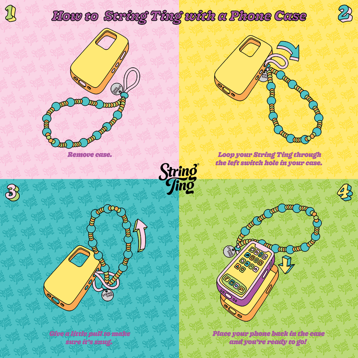 Itsssameeee Wristlet Phone Strap Itsssameeee Wristlet Phone Strap