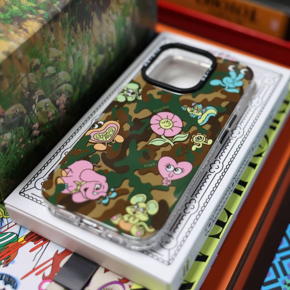 限定お買い得商品 Ting String Camo Case Phone iPhoneアクセサリー