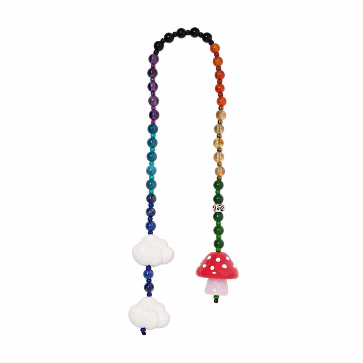 String Ting London Bag Charm Chakra Shroomie Bag Ting