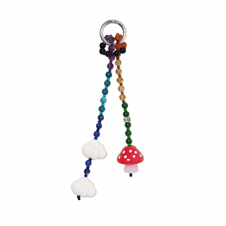 String Ting London Bag Charm Chakra Shroomie Bag Ting