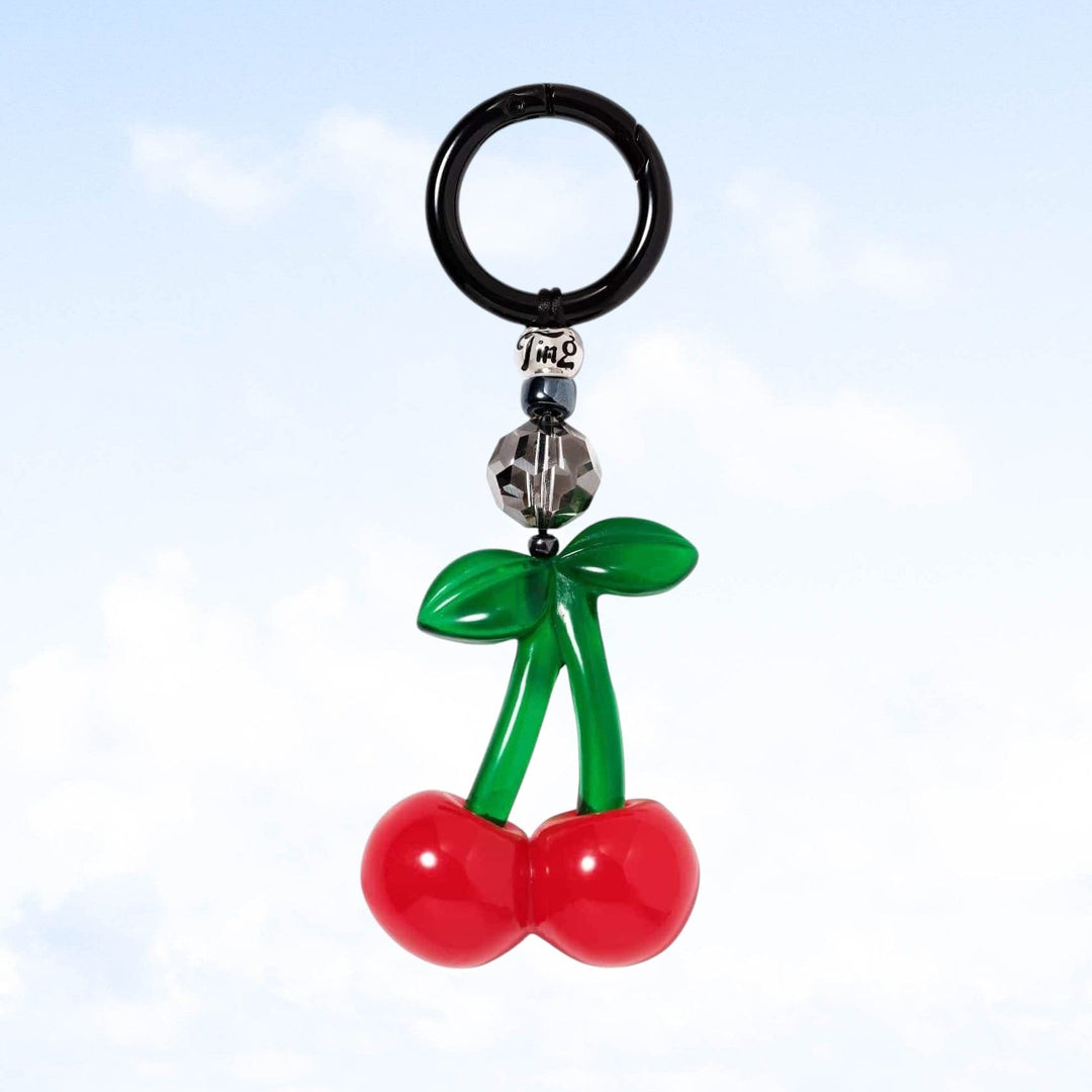 String Ting London Bag Charm Cherry Drop Bag Ting