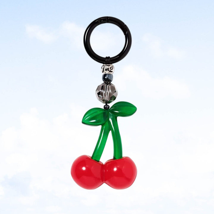 String Ting London Bag Charm Cherry Drop Bag Ting