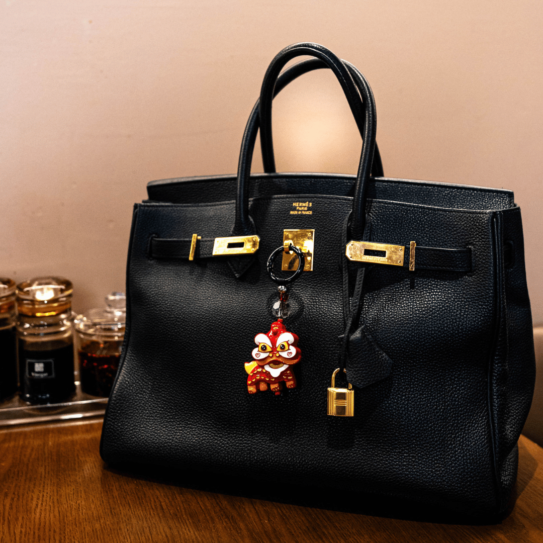 String Ting London Bag Charm Lion Dance Drop Bag Ting