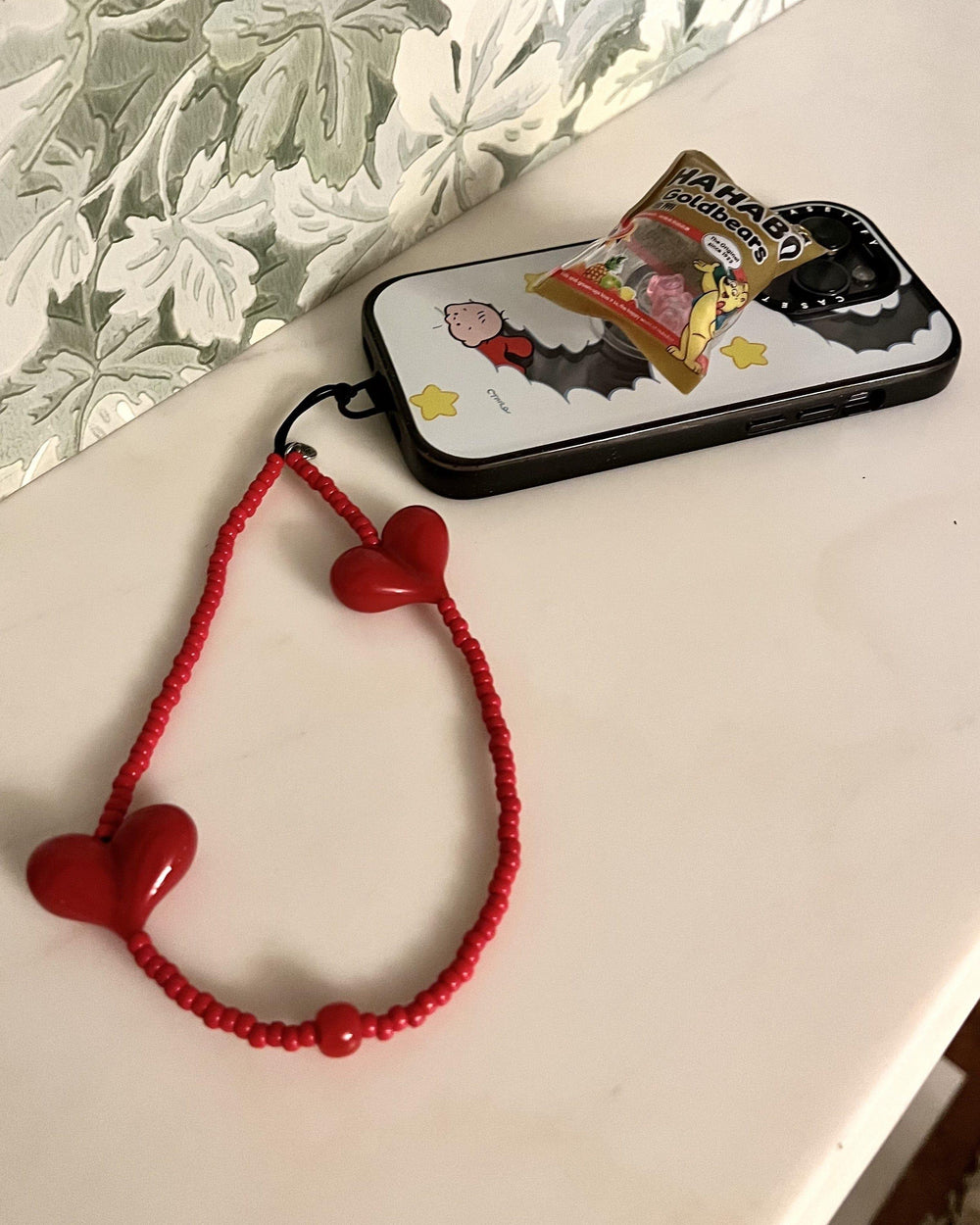 Cherry Bomb XL Wristlet Phone Strap - String Ting London