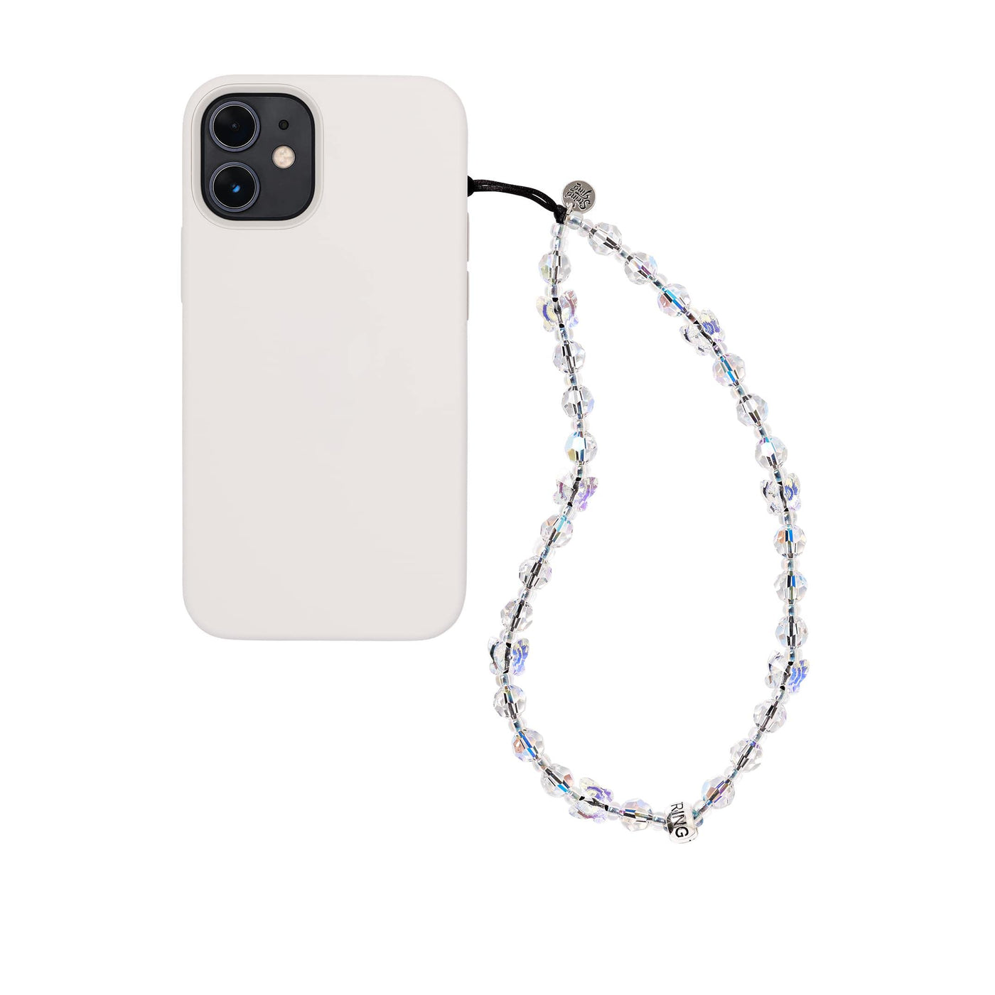 Flutter Drip Crystal Wristlet Phone Strap - String Ting London