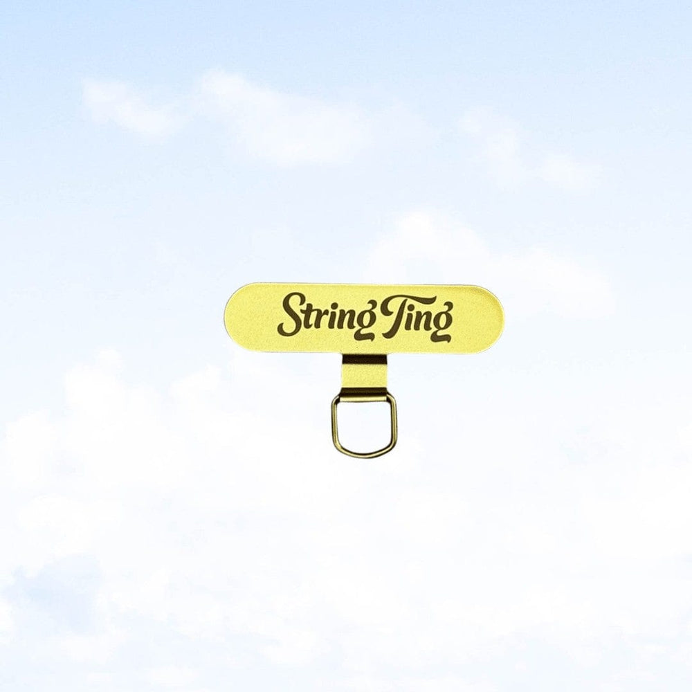 String Ting London Gold String Ting Phone Strap Card