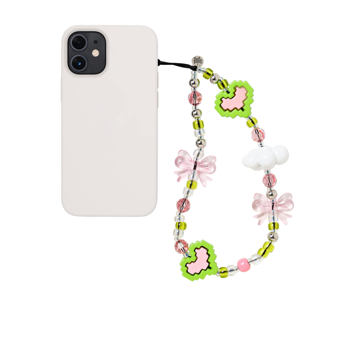 String Ting London Heartbreaker Remix Strawberry Kiwi Wristlet Phone Strap